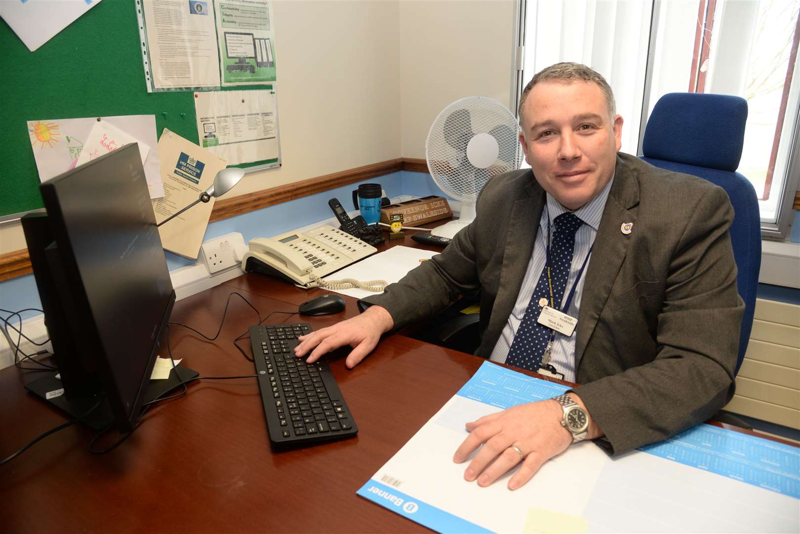 Mark Icke, Governor at HMP Swaleside. Picture: Chris Davey (55155545)