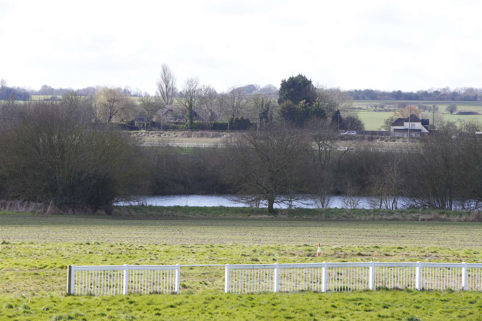 Land at the former Folkestone racecourse will become Otterpool Park. Picture: Andy Jones