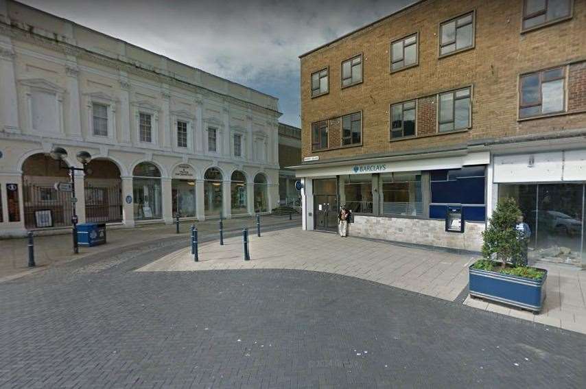 Barclays in Dover town centre will shut in June. Picture: Google