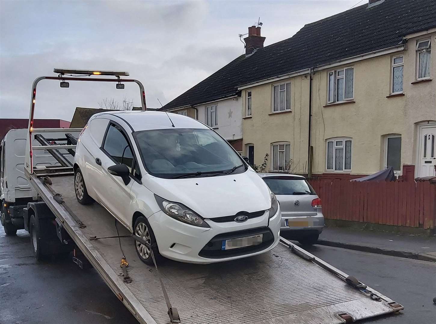Police in Medway seized a vehicle in Chatham during an operation to crackdown on motoring offences. Picture: Kent Police