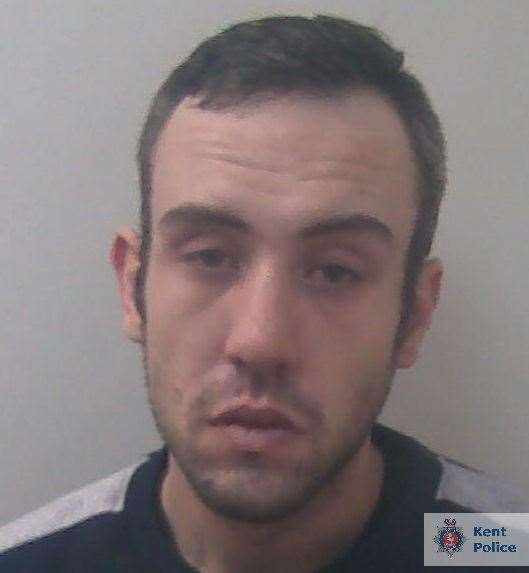 Christopher Brimstead previously of Jasmine Close, East Malling has been jailed for a year. Picture: Kent Police