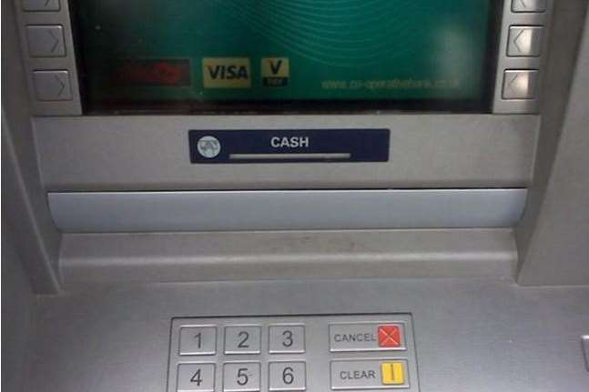 Cash machines have been tampered with in Dartford