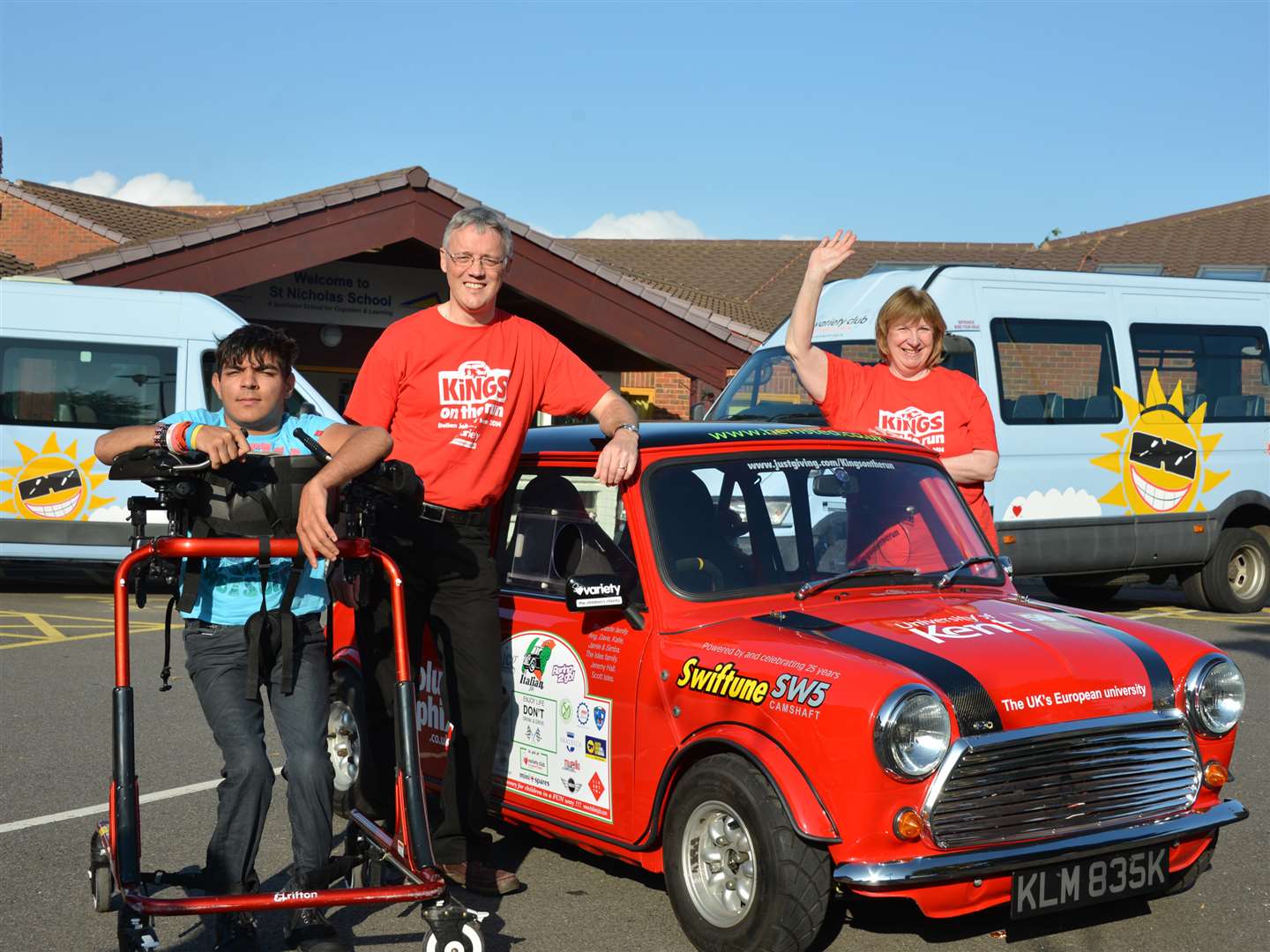 Stephen and Pat King are taking on the 2014 Italian Job car rally