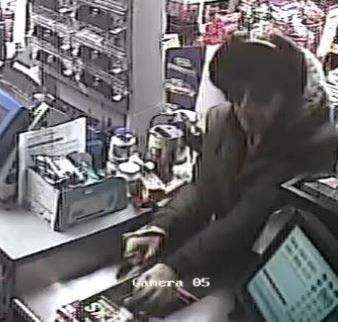 Stockdale is seen with a knife in CCTV. Picture: Kent Police (4408091)