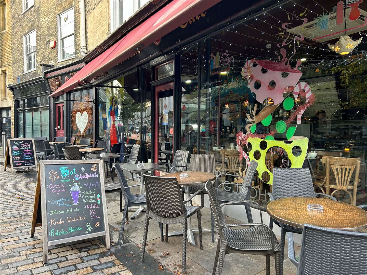 Staff at Eleto Chocolate Cafe in Guildhall Street, Canterbury were found not to be washing their hands between tasks