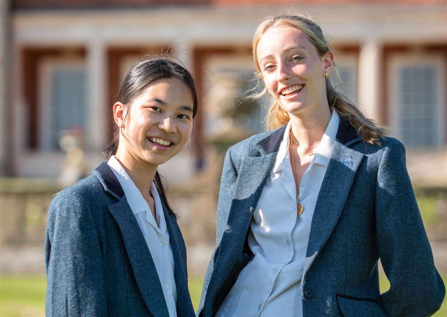 Caitlin Chiu and Carlotta Wright achieved 22 Level 9 grades between them at Benenden school