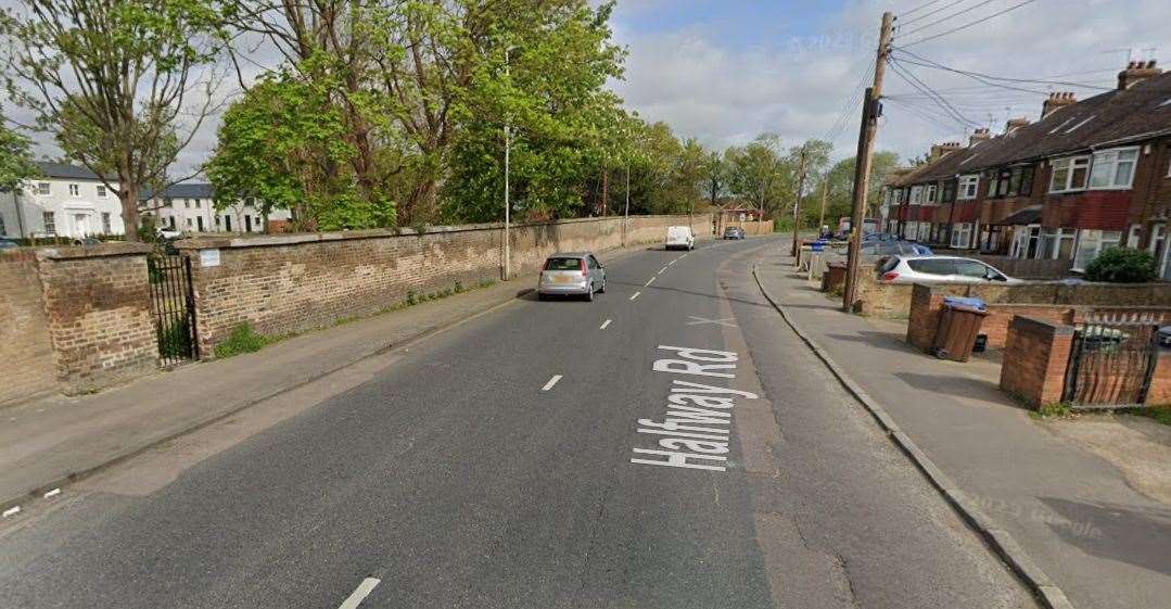 The A250 Halfway Road will be closed between Power Station Road and Danley Road. Picture: Google