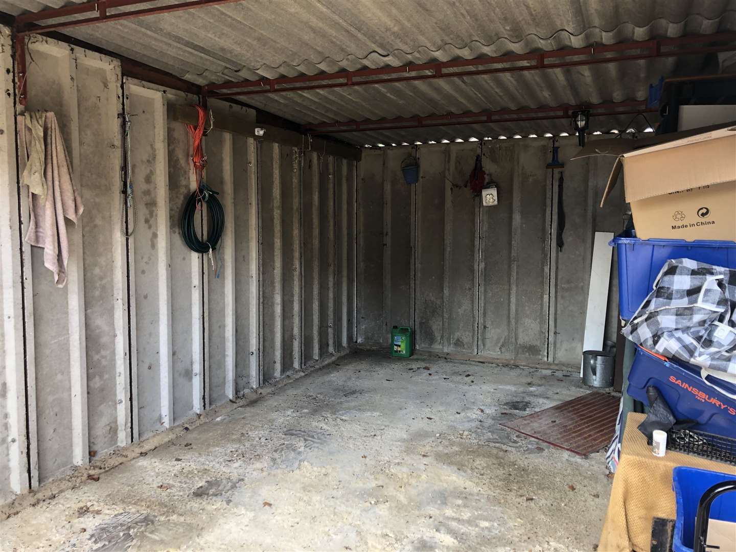 Her garage has laid empty for five months