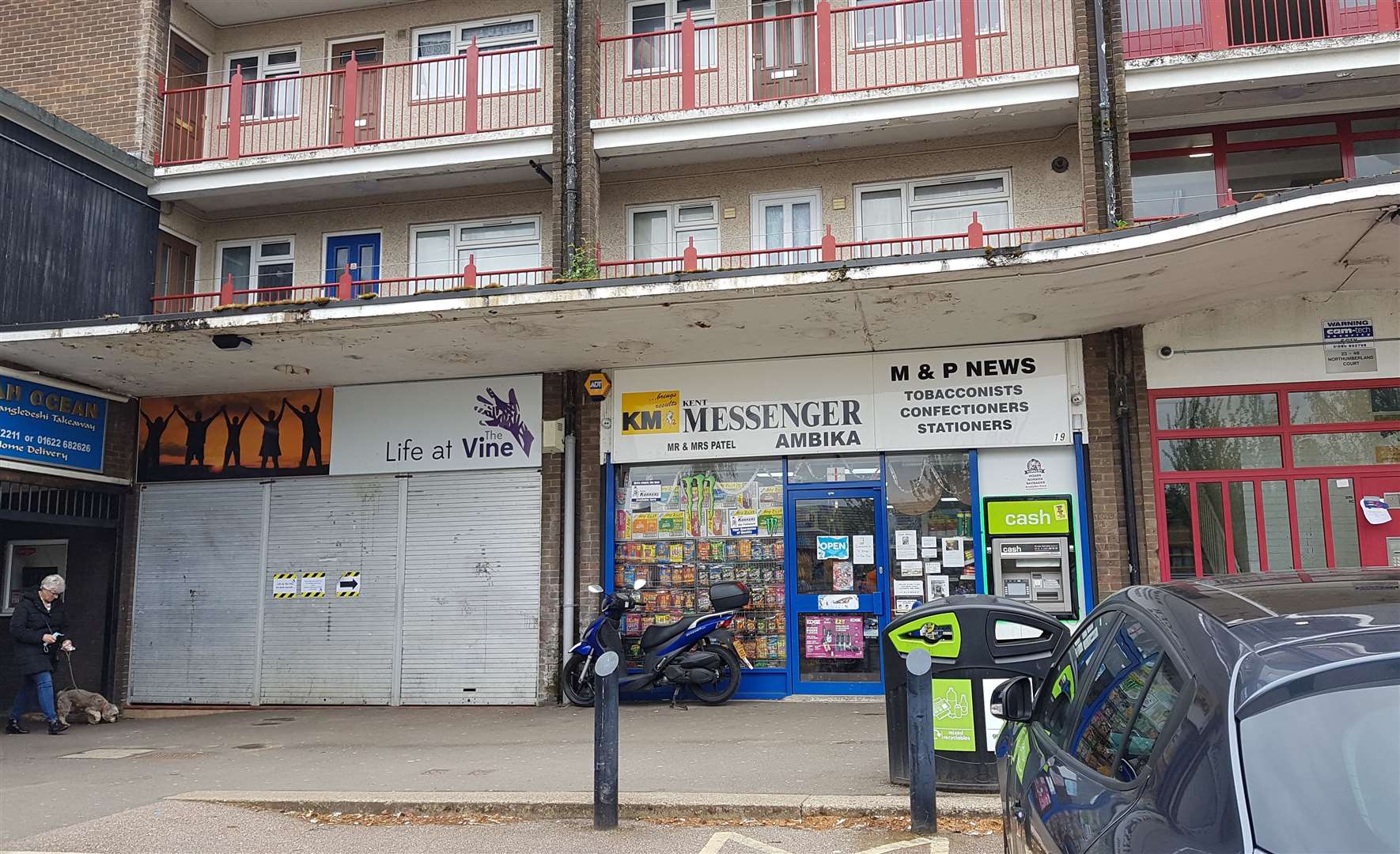 M and P newsagents, owned by Umesh Patel