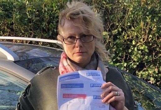 Michelle Osment, 44, was determined to fight the parking charge