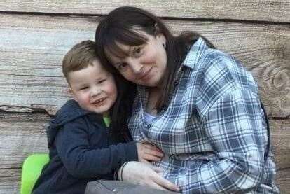 Harry Broughton, from Sheerness, with his mum, Nicola. Picture: Nicola Broughton