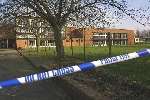 Police taped off part of Oldborough Manor Community School
