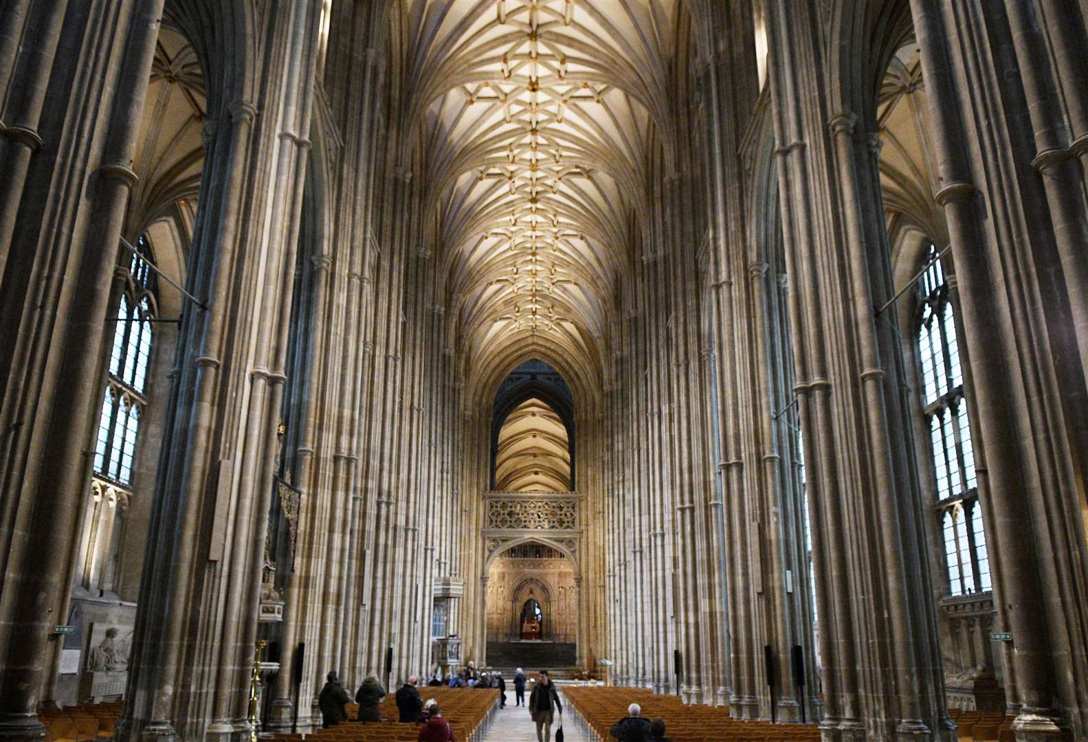 The Canterbury Cathedral Nave
