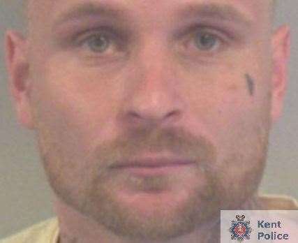 Anthony Allgood was jailed for 30 months. Picture: Kent Police