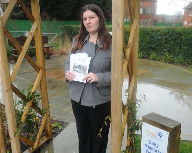 Emma Aran at the baby garden in Ashford