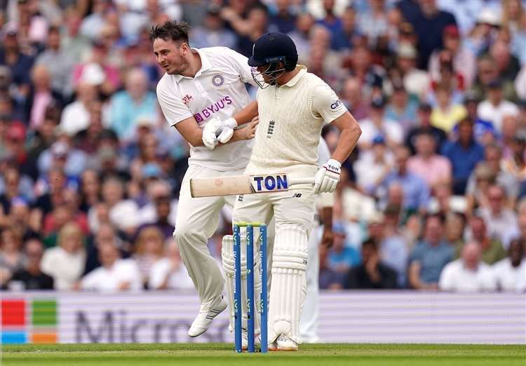 Daniel Jarvis was found guilty of aggravate trespassing after running onto the pitch at The Oval and colliding with England batsman Jonny Bairstow Photo:Adam Davy/PA