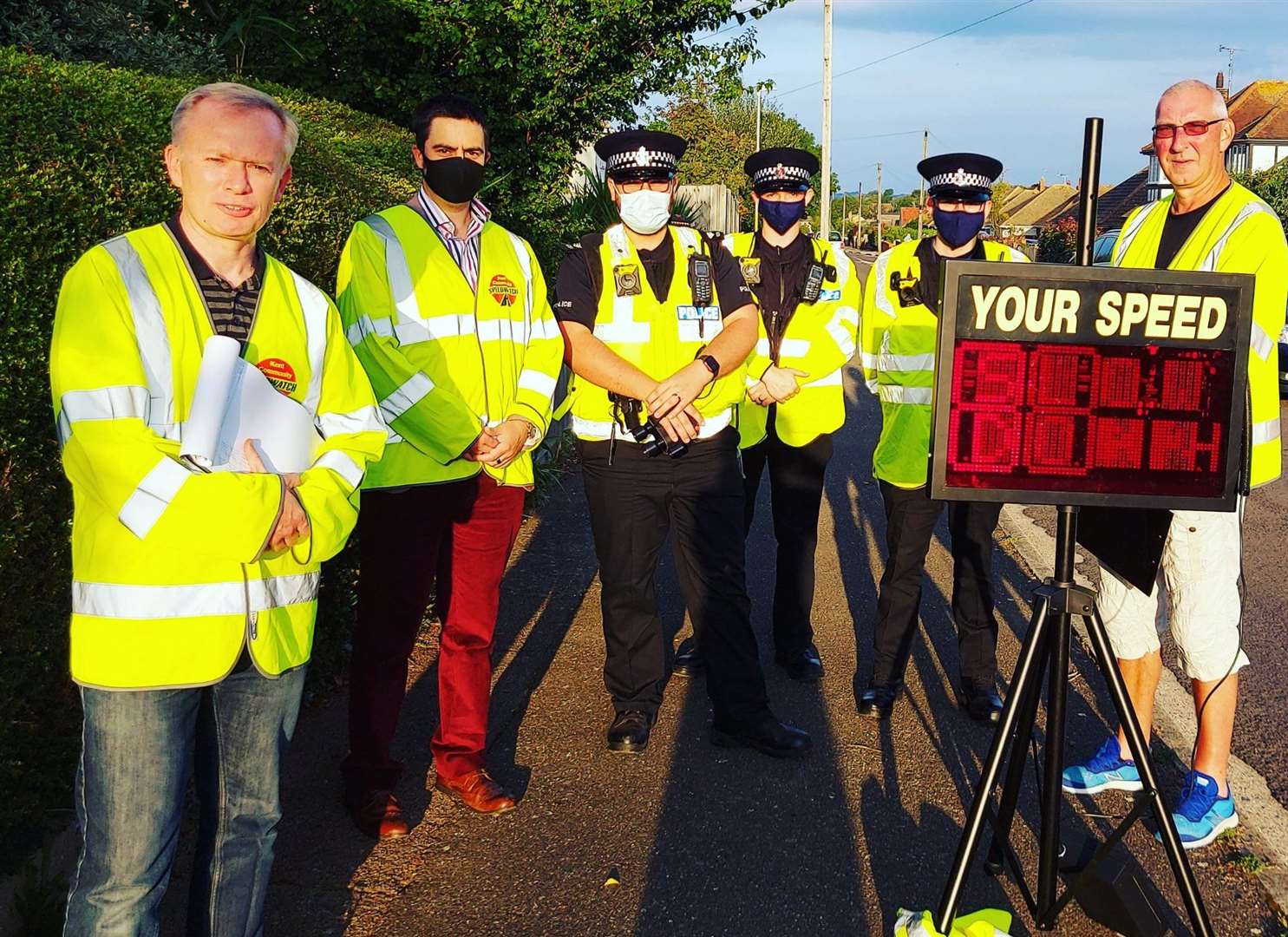 CT5 Speedwatch with Kent Police. Picture: Kent Specials