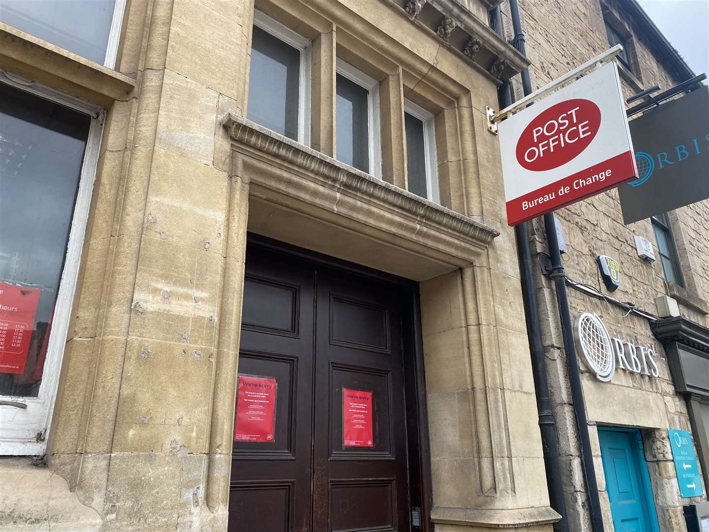 Branches owned and run by the Post Office will close on Monday