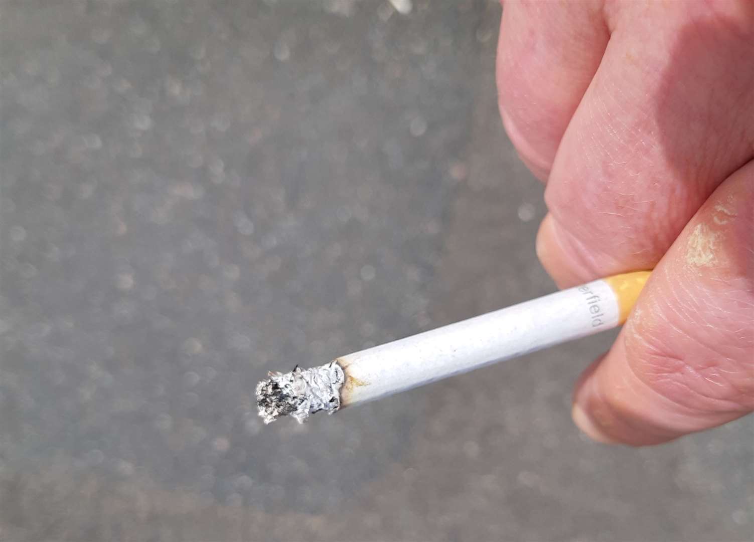 Smokers are asked to dispose of their cigarette ends responsibly
