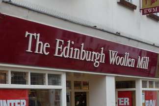 The incident happened at The Edinburgh Woollen Mill shop. Stock pic