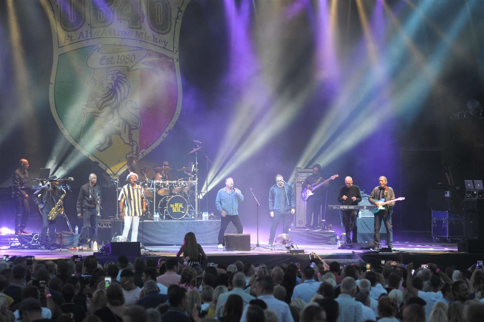 UB40 at last year's Rochester Castle Concerts, where people were unable to bring their own alcoholic drinks to. Picture: Steve Crispe