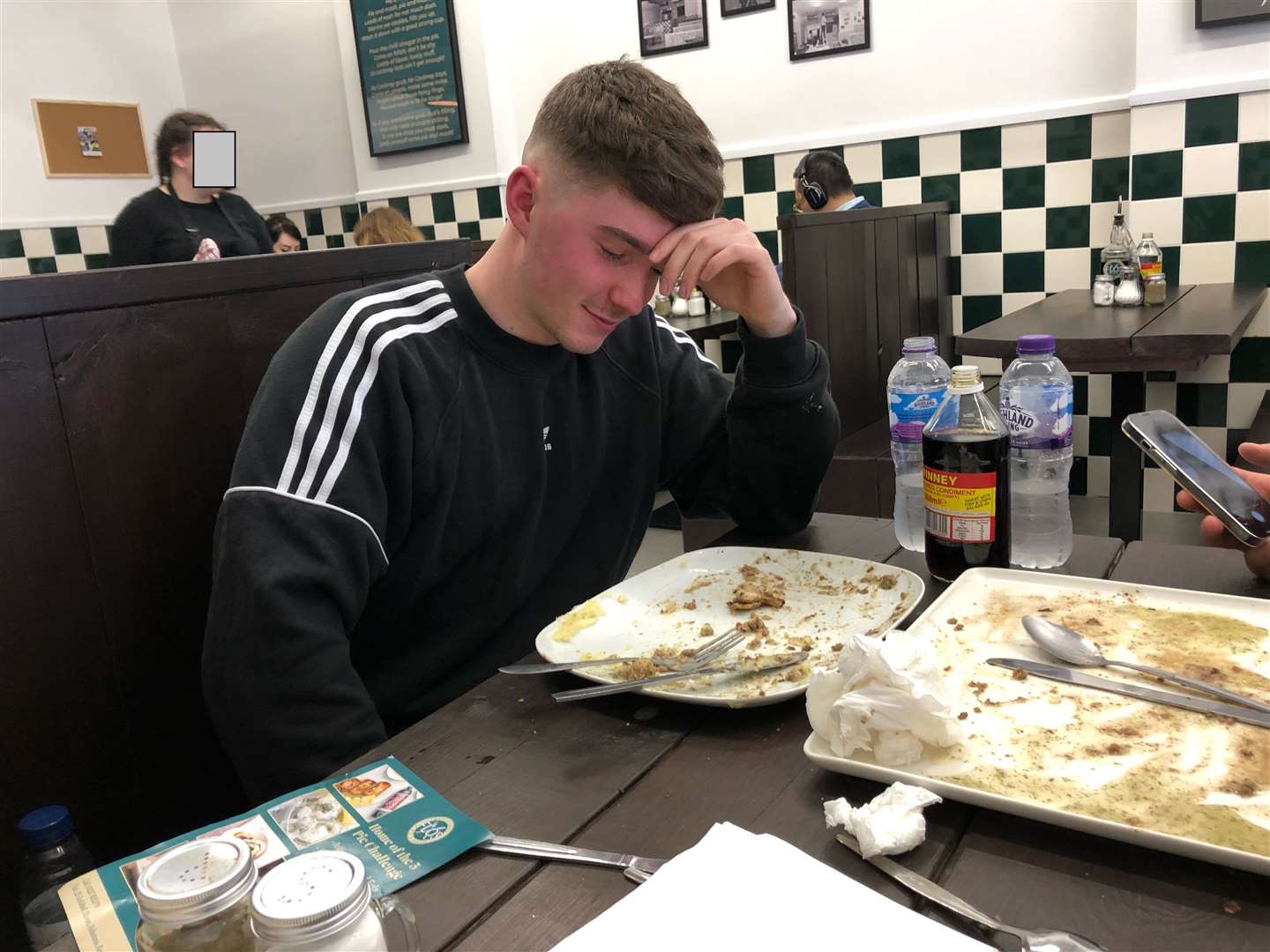 A broken man as I fail the challenge by just one bite