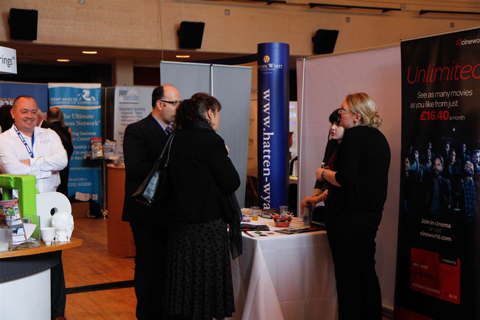 A previous Kent B2B Exhibition in Gravesend