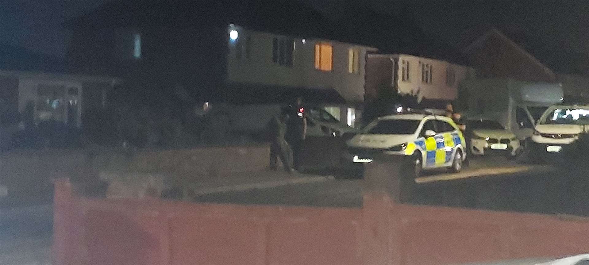 Police attended an alleged burglary in Rylands Road, Kennington, Ashford. Picture: Ann George (58021501)
