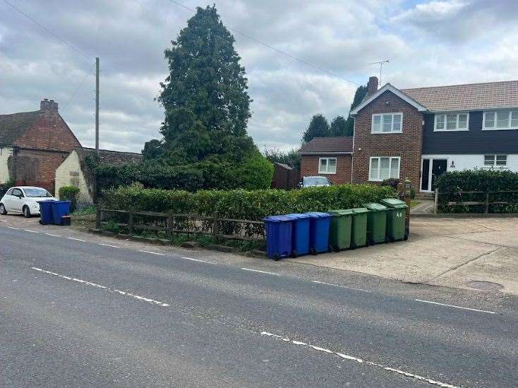 Residents in Keycol Hill haven't had their waste collected since March. Picture: Megan Carr