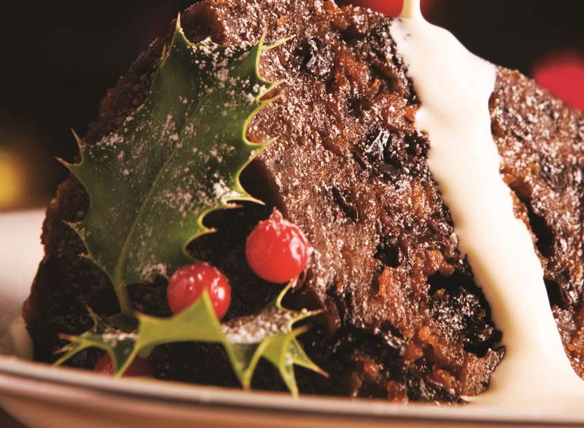 The pudding is one of the key parts to a traditional Christmas dinner