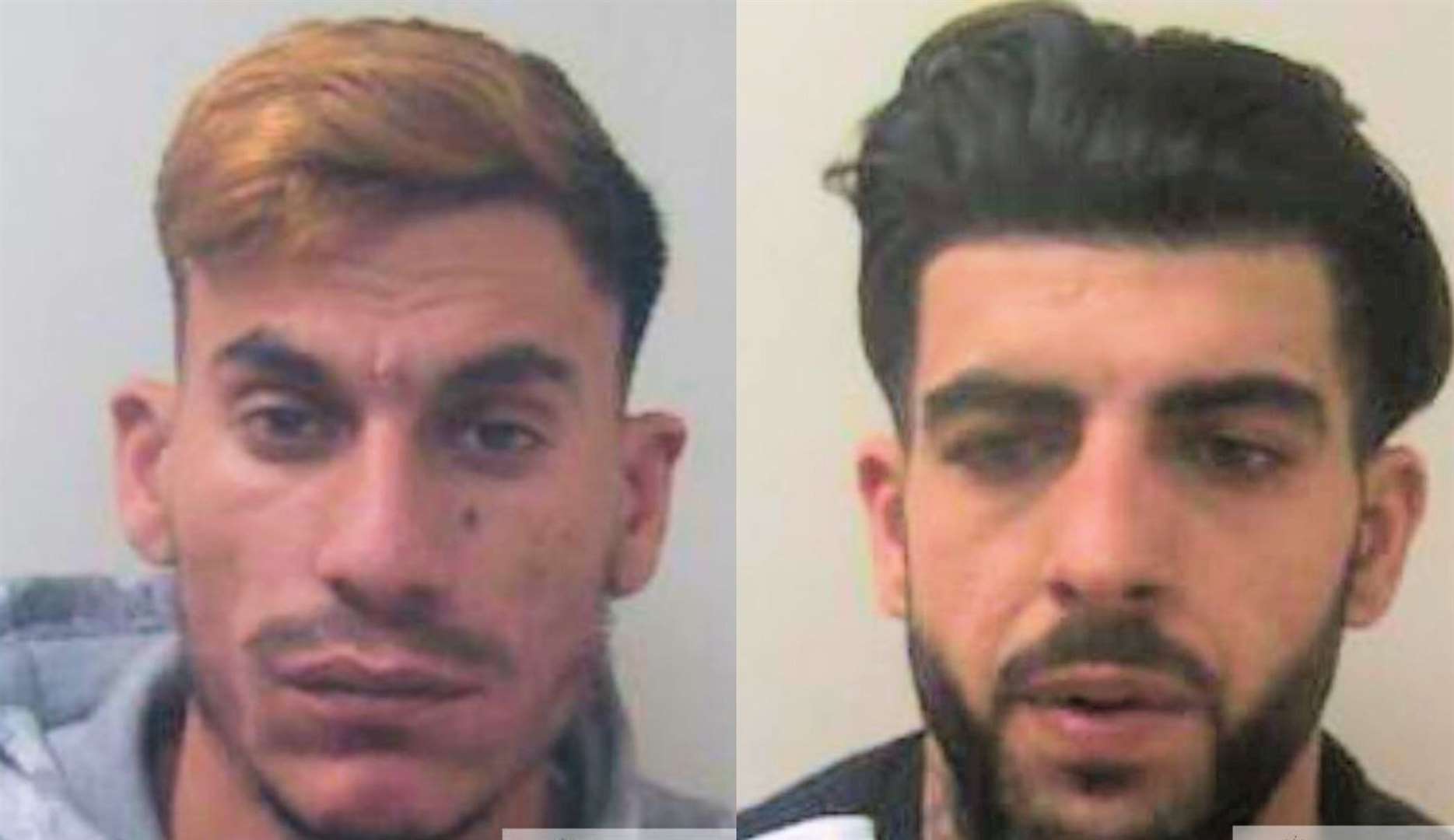 Ion Mihai, left, and Vervelis Stanci, right, were both jailed for more than two years. Picture: Kent Police