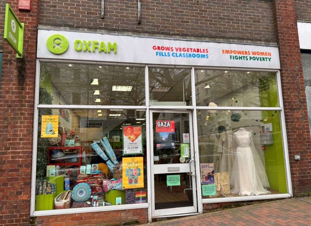 Judy Mott donated her remaining stock to the Oxfam charity shop in Mount Pleasant Road