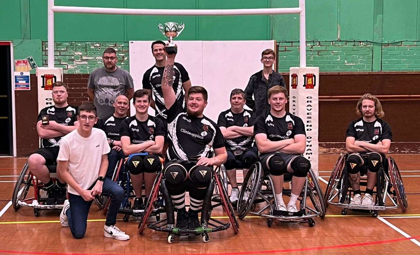 Gravesend Dynamite won the RFL Wheelchair Rugby League Championship with a 58-23 victory over Medway's Woodlands Warriors