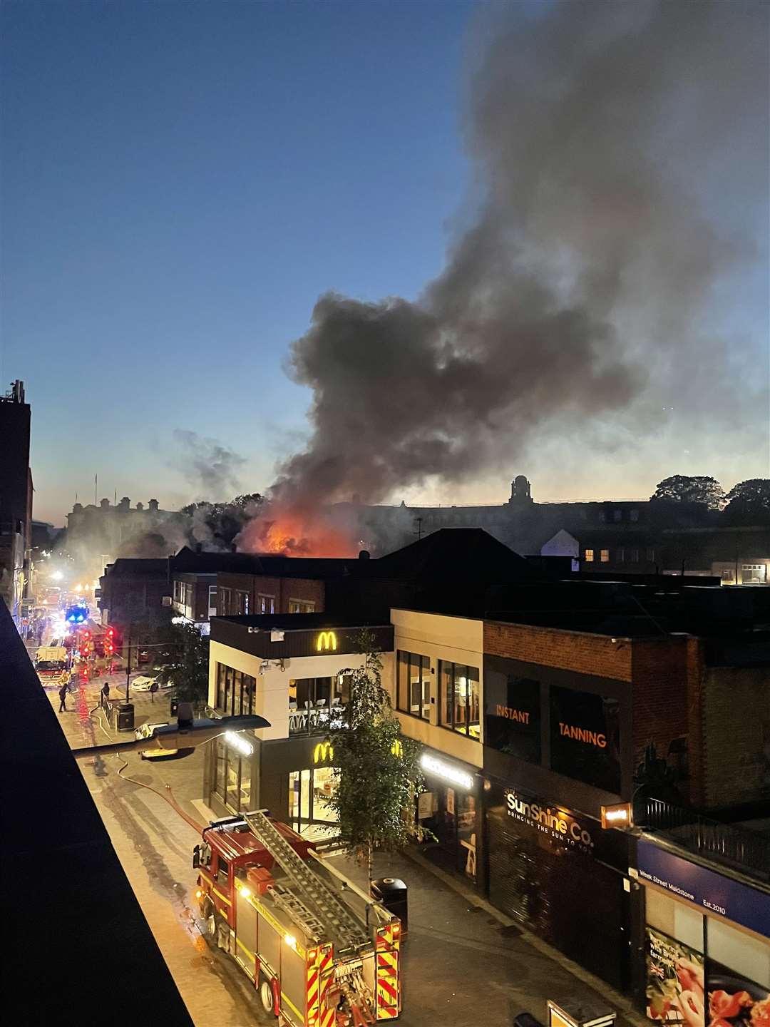 The fire broke out in the early hours of July 14, 2021. Picture: Steve Gibbs