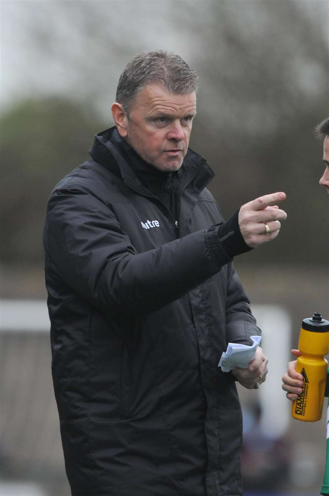 Ashford Manager Tommy Warrilow..Ashford United v Hastings in Bostik South East..Picture: Wayne McCabe. (11822529)