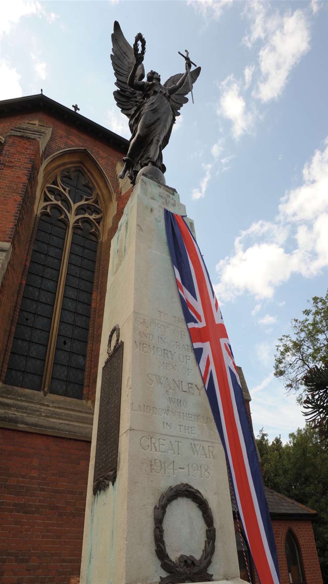St Mary's Church and the rededication of the war memorial.