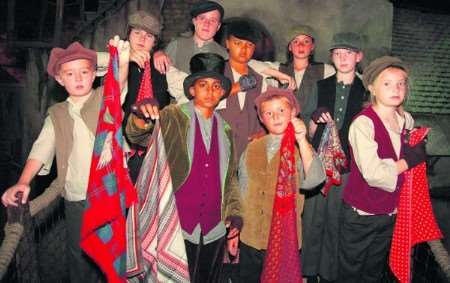 Medway youngsters as Fagin's gang