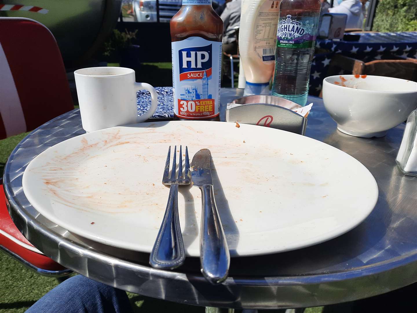 Jack's plate was cleared shortly after it arrived at his table