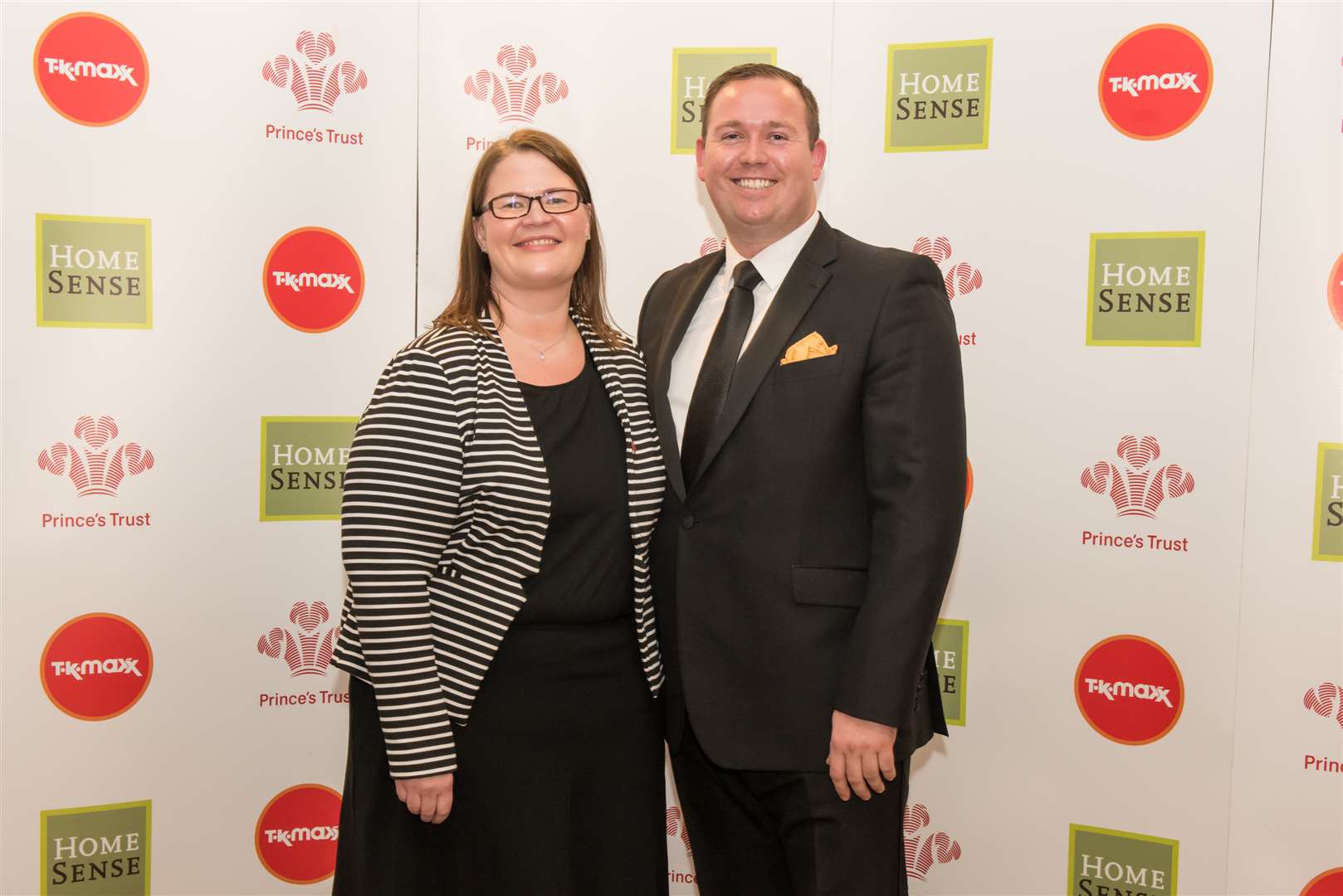 Neil Coombs with Angela Byrne, regional managing director of business banking at NatWest, after winning his award