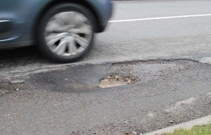 There’s been a 50% rise in the number of potholes. Stock image