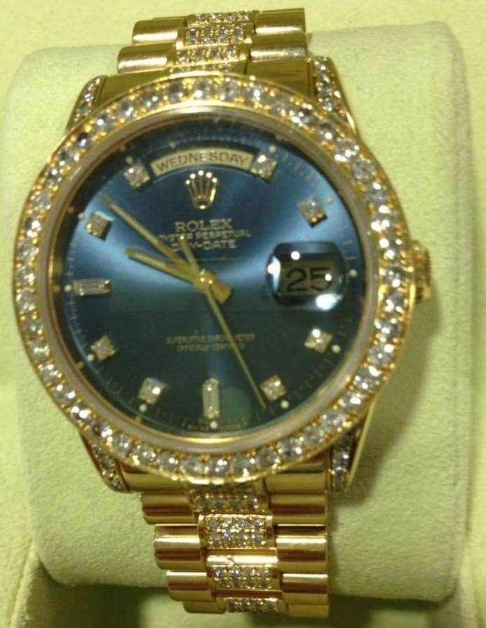 The Rolex watch