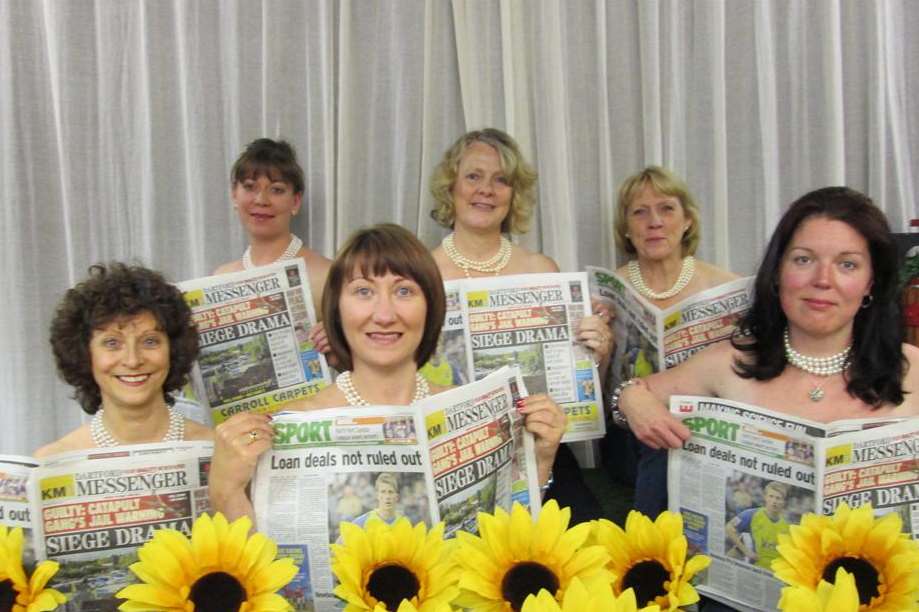 Dartford Amateur Operatic and Dramatic Society, back when they performed Calendar Girls