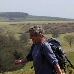 Graham Smith on a walk in Dorset