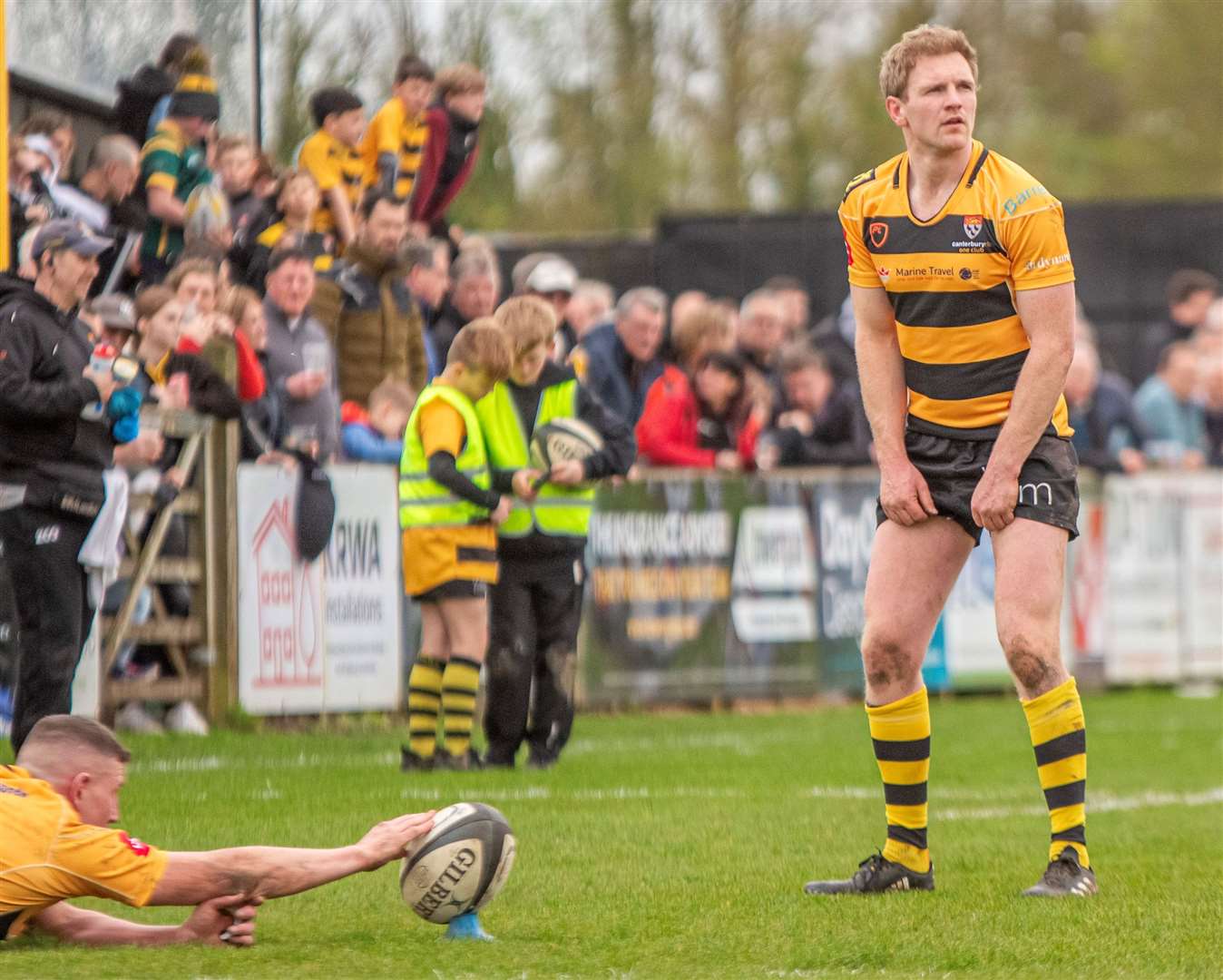 Canterbury Rugby Club fly-half Frank Reynolds was top points scorer in National League 2 East in 2023/24. Picture: Phillipa Hilton