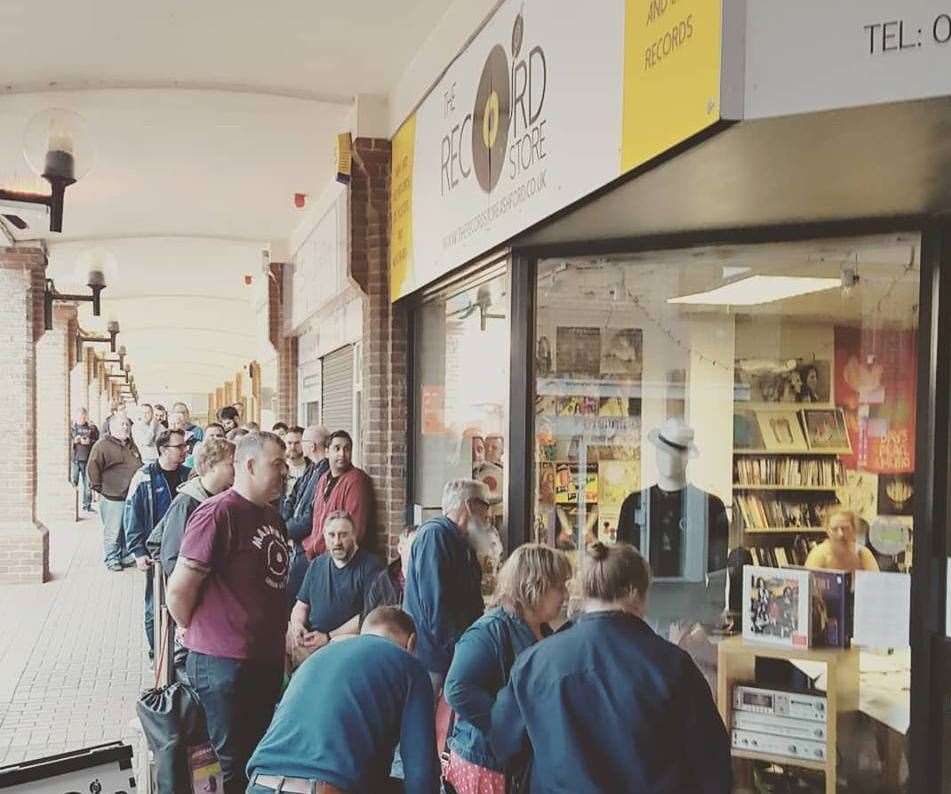 The Record Store, Ashford has attracted large queues for Record Store Day in past years
