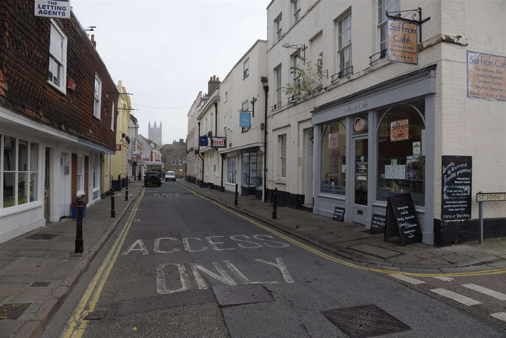 The incident took place earlier this month near Castle Street in Canterbury