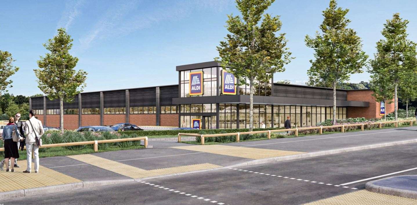How the Canterbury Road Aldi could look