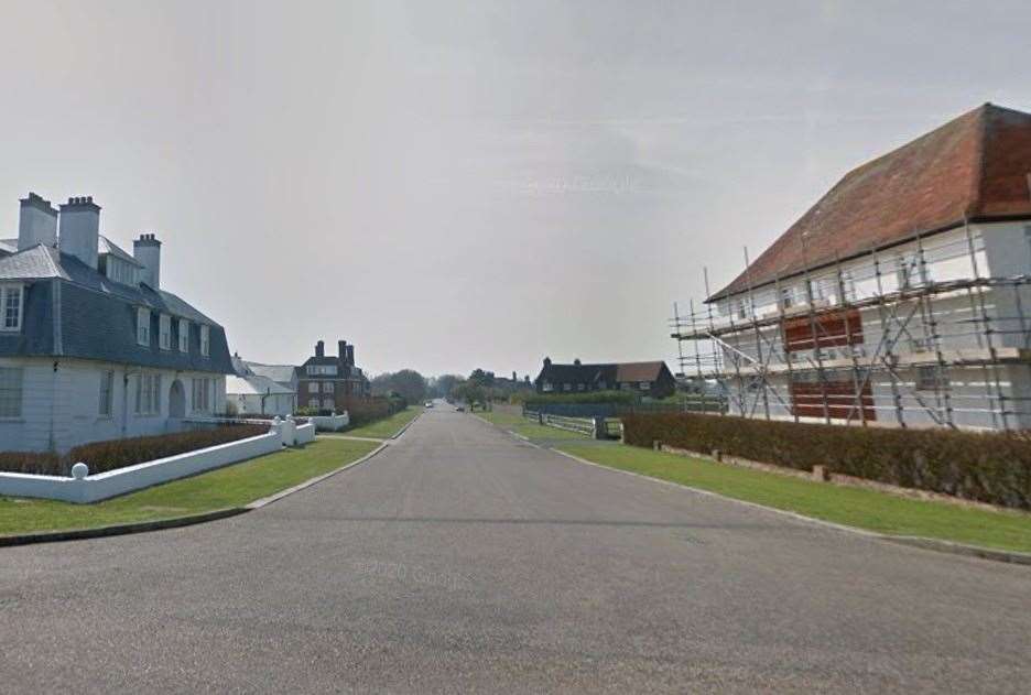 Fire crews were called to Waldershare Avenue in Sandwich Bay. Picture: Google