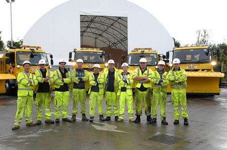 The team at Kent Highways are gearing up for winter