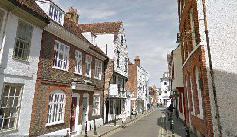 Best Lane, Canterbury. Image: Google Street View (6659378)